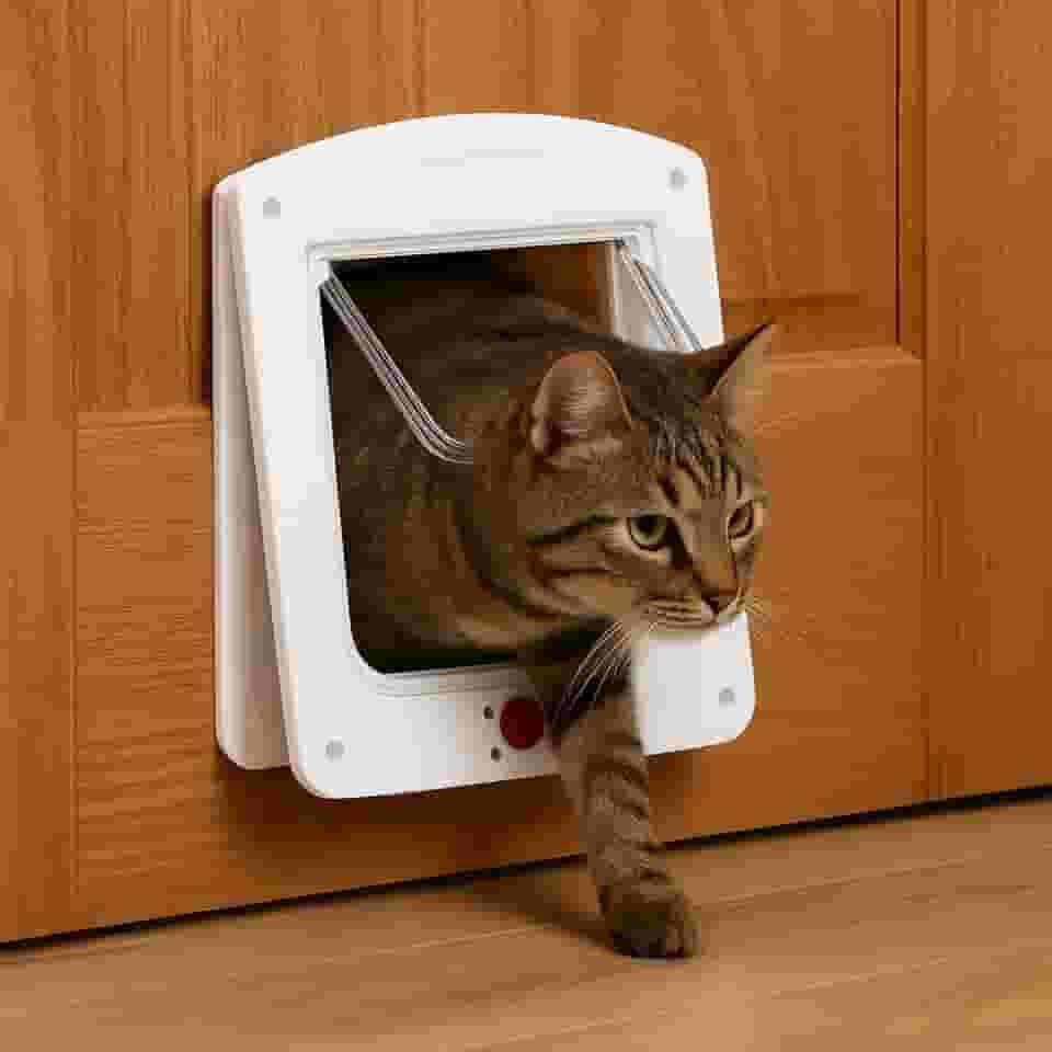 Porta Pet com Trava 4 Modos – Para Gatos e Cães Pequenos até 7kg – Cor Branca