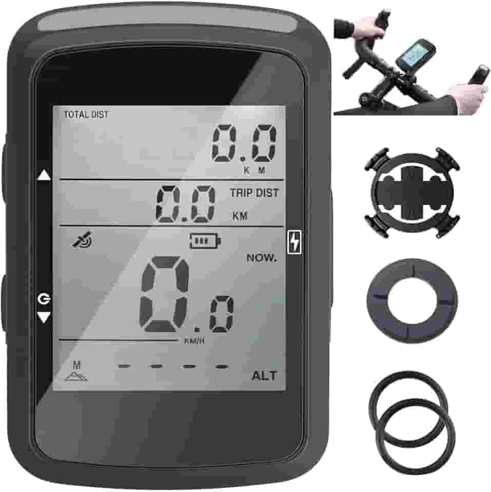 GPS Bike, Velocimetro Bike, Ciclocomputador para Bike, Ciclocomputador GPS, Computador de Bicicleta Sem Fio, Velocimetro Digital Odometro Bike Sem Fio