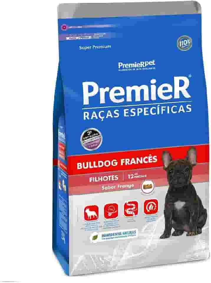 Ração Premier Raças Específicas Bulldog Francês para Cães Filhotes, 2,5kg Premier Pet Raça Filhotes,