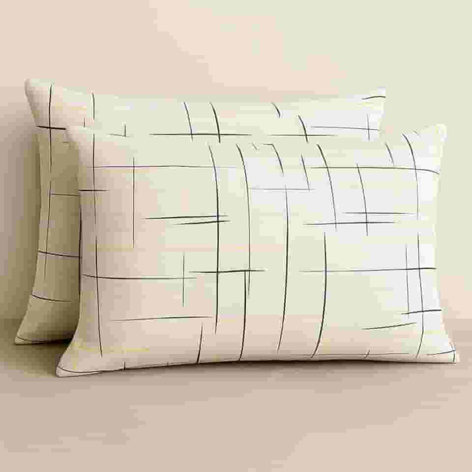 Kit 4 Fronhas Avulsas de Malha Estampada 100% Algodão COZZILAR - Conforto, Maciez e Elegância para Seu Quarto (Modelo 10)