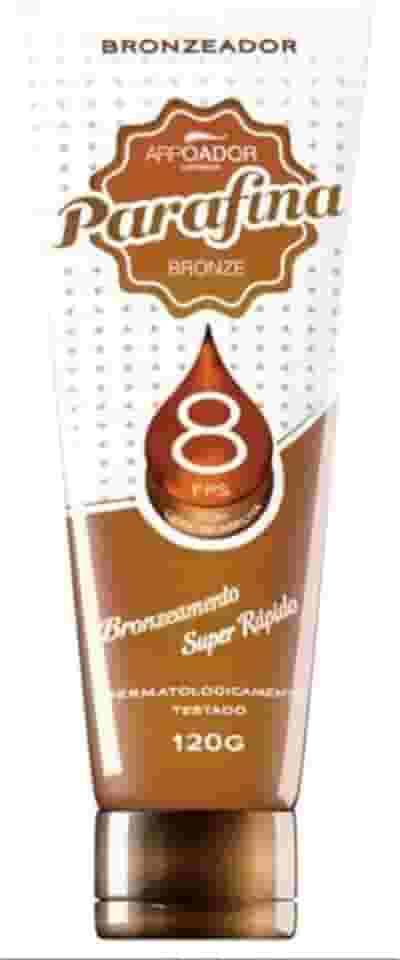 Parafina Bronze Bronzeador Solar Cera De Abelha Fps8 Bege 120 G