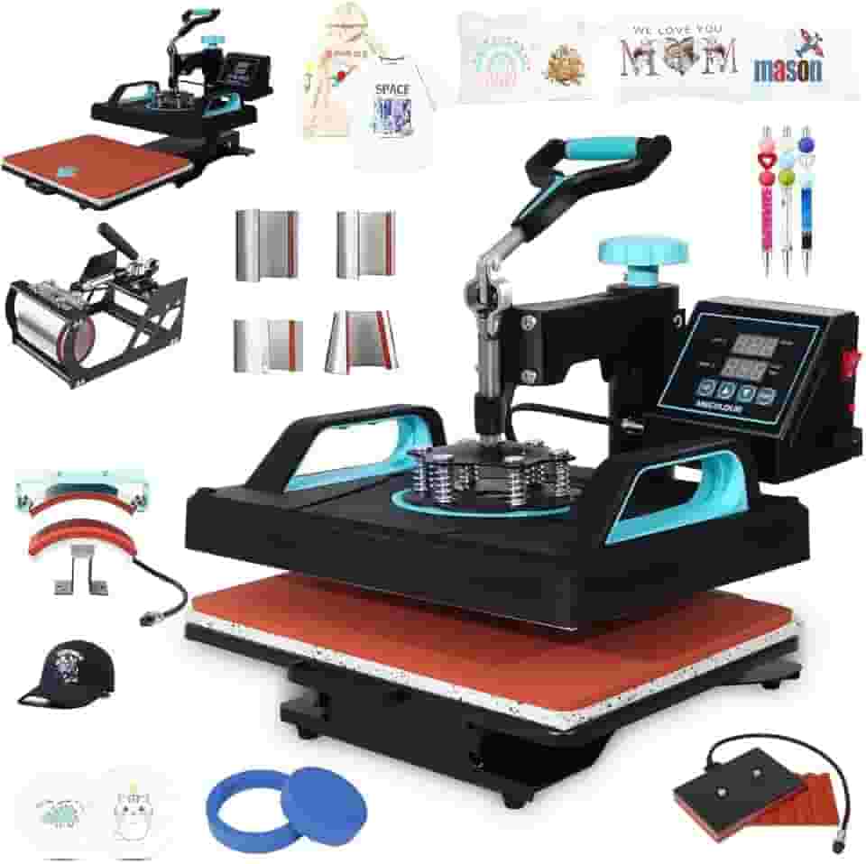 Prensa Sublimaça Plana 10 Em 1 29x38 Prensa Termica 120V