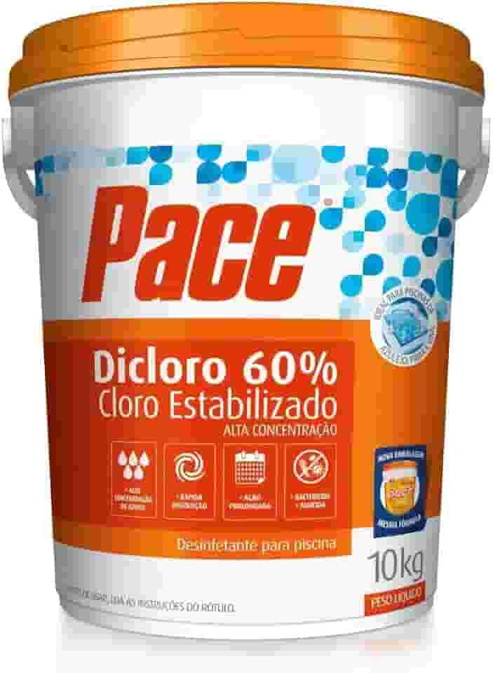 Cloro granulado 60% concentrado - Pace balde 10kg - hth