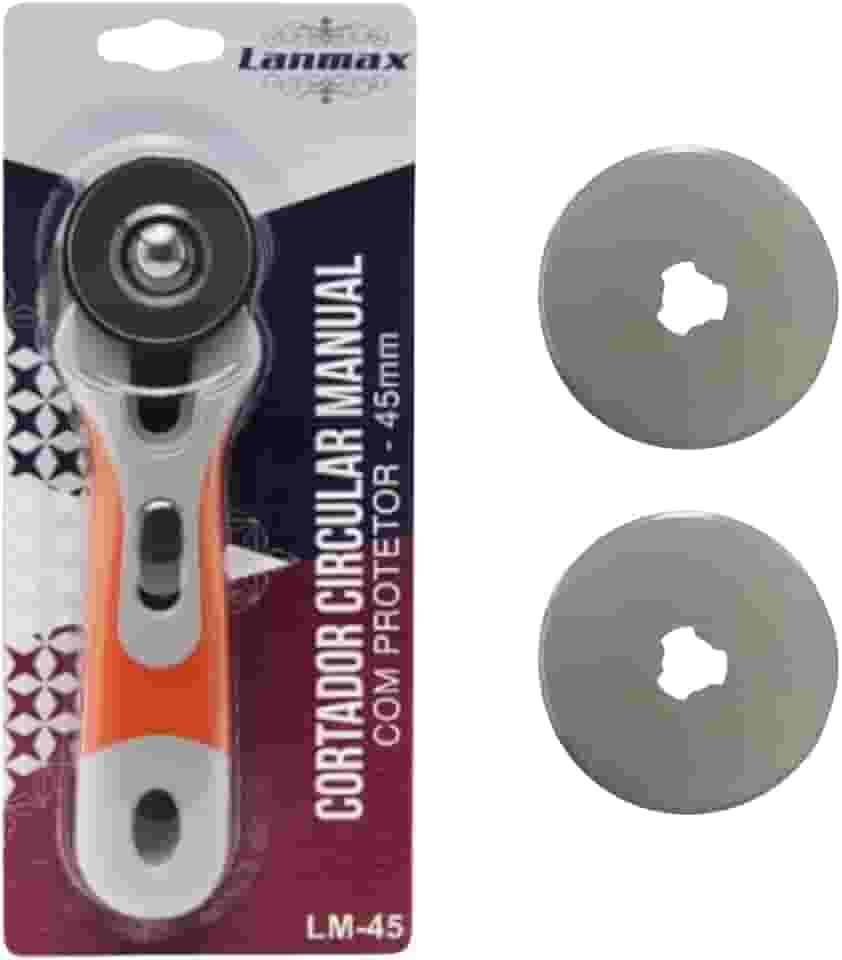 Cortador Circular Manual + 2 Lâminas de Corte de 45mm