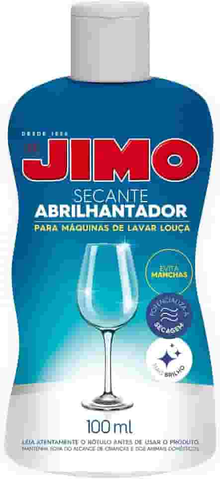 JIMO Secante Abrilhantador para Lava Lou�a Brilho Mais Intenso Sem Res�duos 100ml
