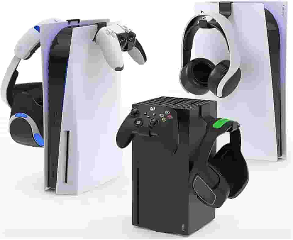 Suporte Stand de Controle E Headset para encaixar no Ps5 ou Xbox One e Series - ARTBOX3D