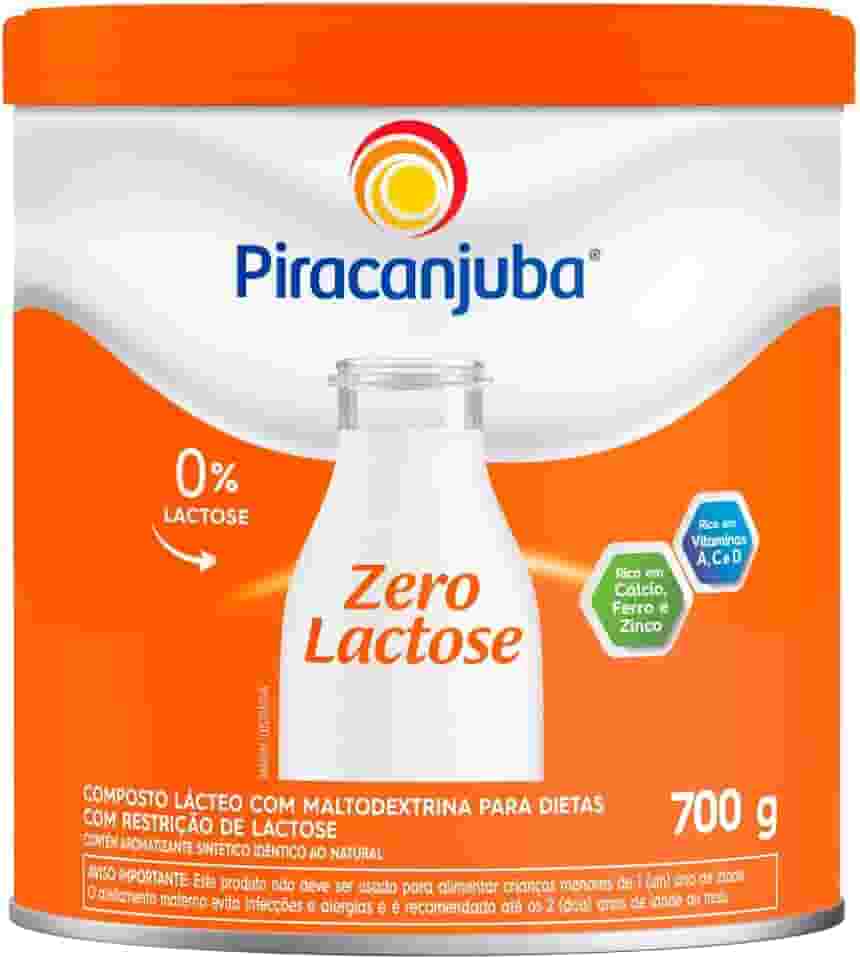 Piracanjuba Composto Lácteo Zero Lactose Lata 700g