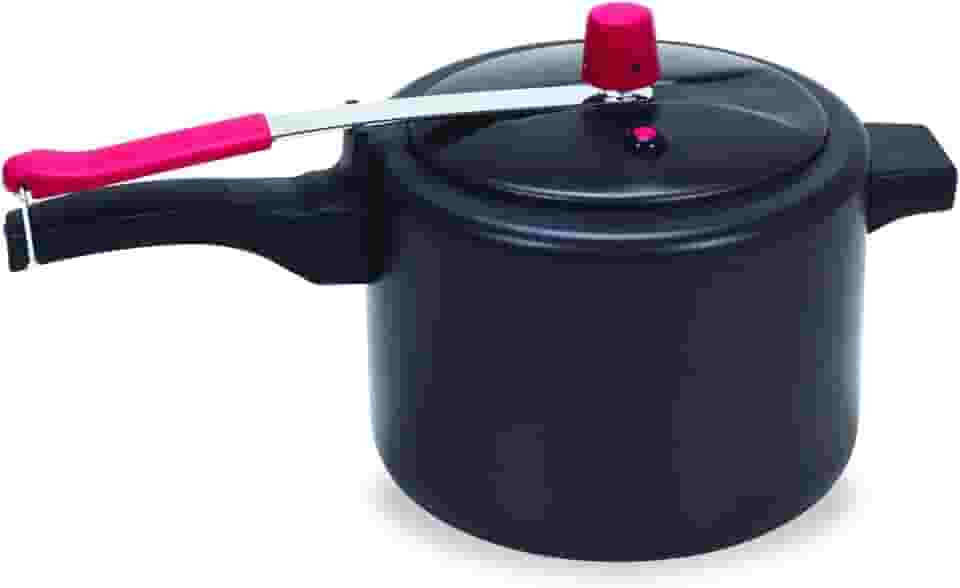 Panela De Pressão 4, 5 L Preta Dona Chefa Preta Pequeno