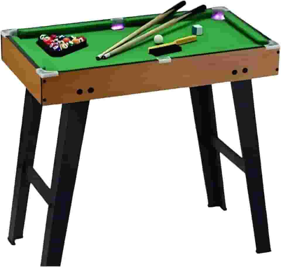 Brinquedo Infantil Mesa de Sinuca Master em Madeira com Led Zippy Toys - 11112