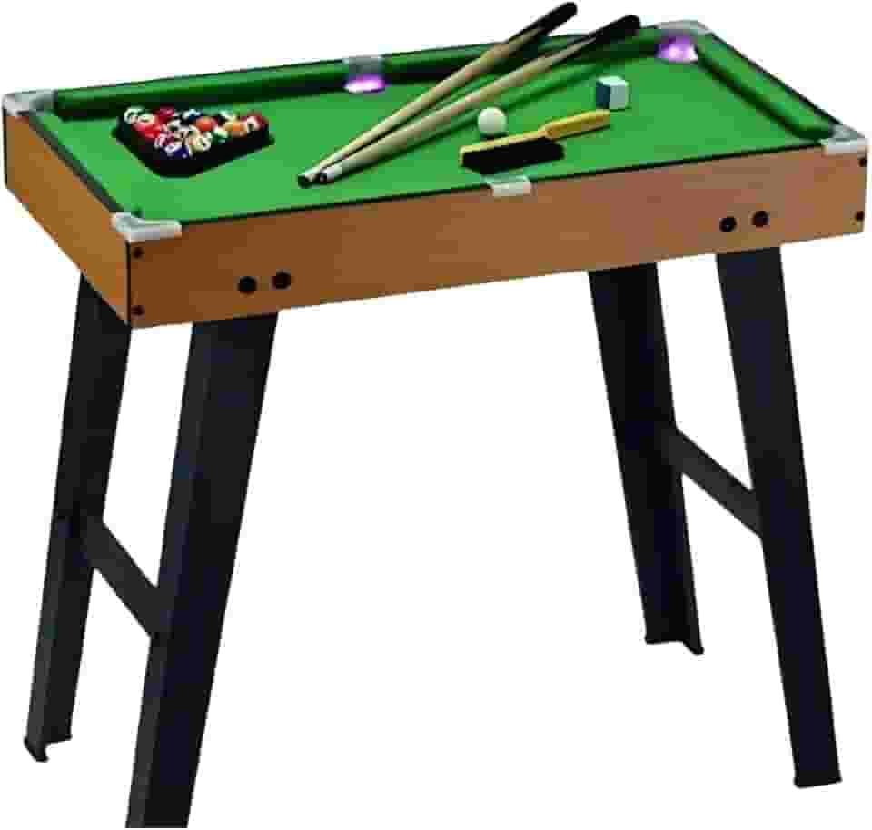 Brinquedo Infantil Mesa de Sinuca Master em Madeira com Led Zippy Toys - 11112