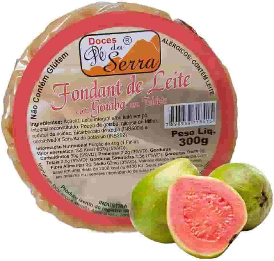 Doce de Leite de Minas Gerais Fondant de Leite com Goiabada em Tablete 300g