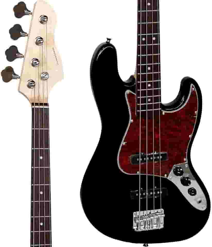 Contrabaixo Elétrico 4 Cordas GB 100 Preto/ Turtle GIANNINI