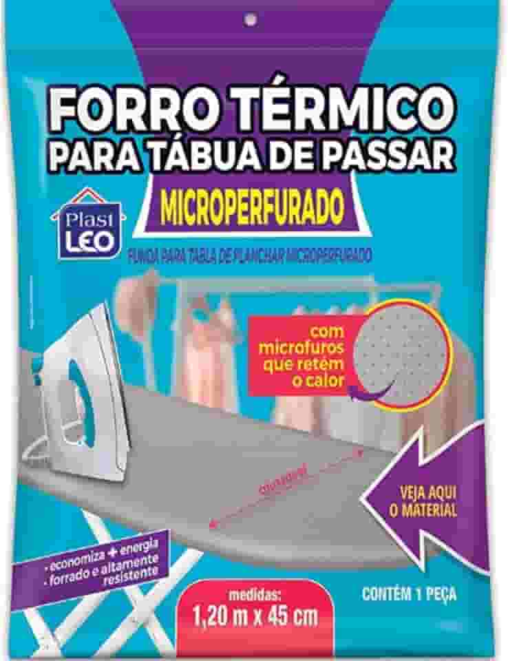 Forro Térmico para Tábua de Passar Roupa - Microperfurado (0,45x1,20m) | Plast Leo (Ref.: 522)