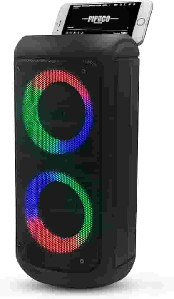 Caixa De Som Bluetooth Potente Caixinha De Som Musica Amplificada Led Portátil Usb Mp3 Caixa de Som Grande Graves Agudos Precisos Festas e Eventos
