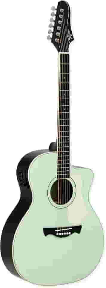 VIOLÃO GRAND AUDITORIUM CUTAWAY EQ AÇO T/SPRUCE B/S AGATHIS LATIN AMERICA RIO NEGRO SGS TAGIMA