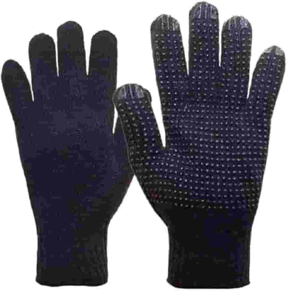 Luva de Inverno Touchscreen Unisexx Conforto e Durabilidade Ideal para Celulares e Tablets Sortido Preto