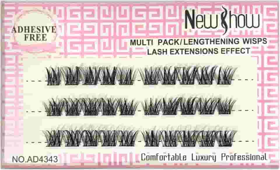 Cílios Tufinho Autocolantes – Aplicação Fácil, Com Cola Integrada e Pinça Inclusa(New Show 80)