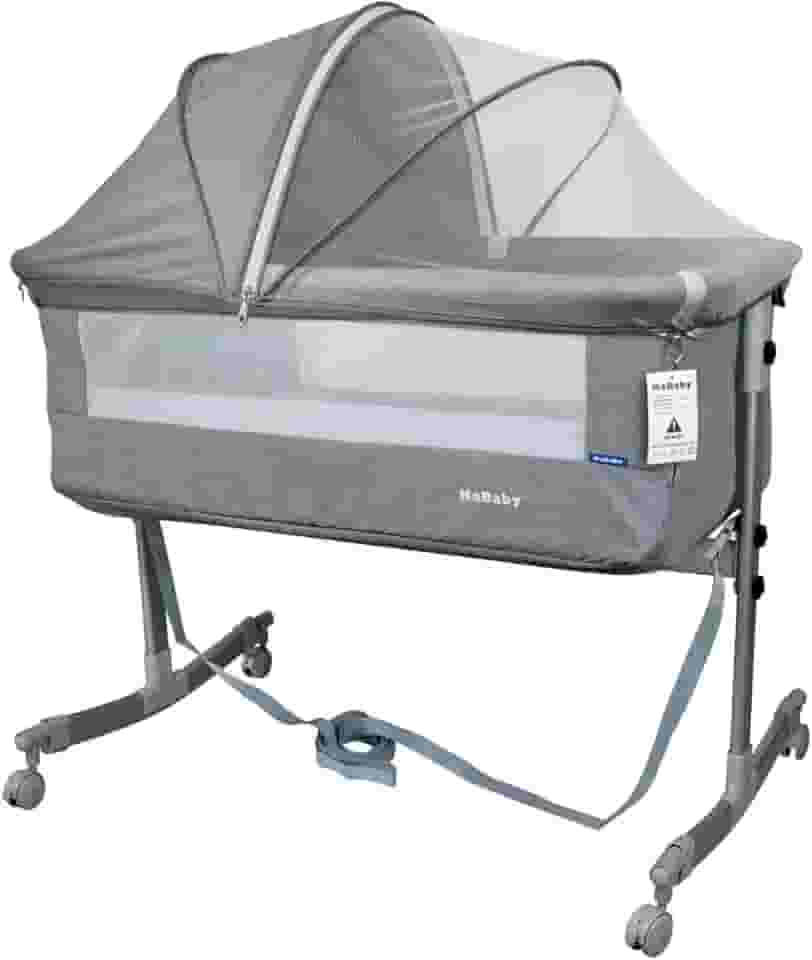 Berço Moisés Co-bed Cinza Com Mosquiteiro KaBaby