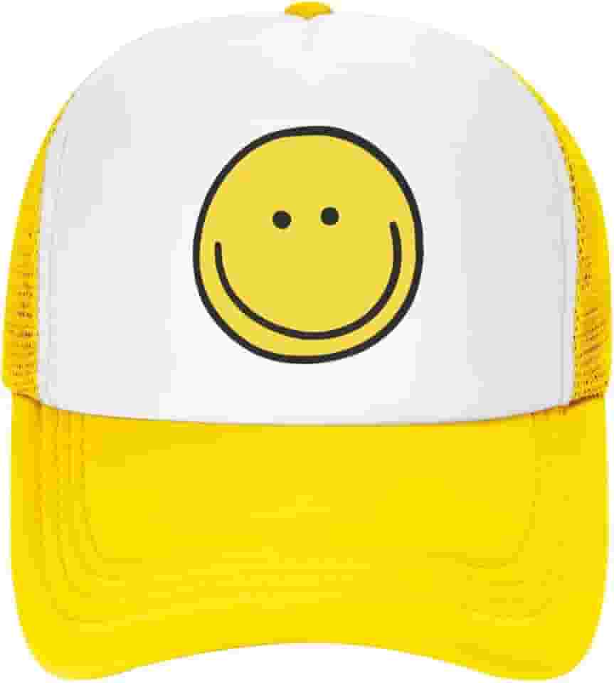 Boné de beisebol Smiley Face para homens e mulheres