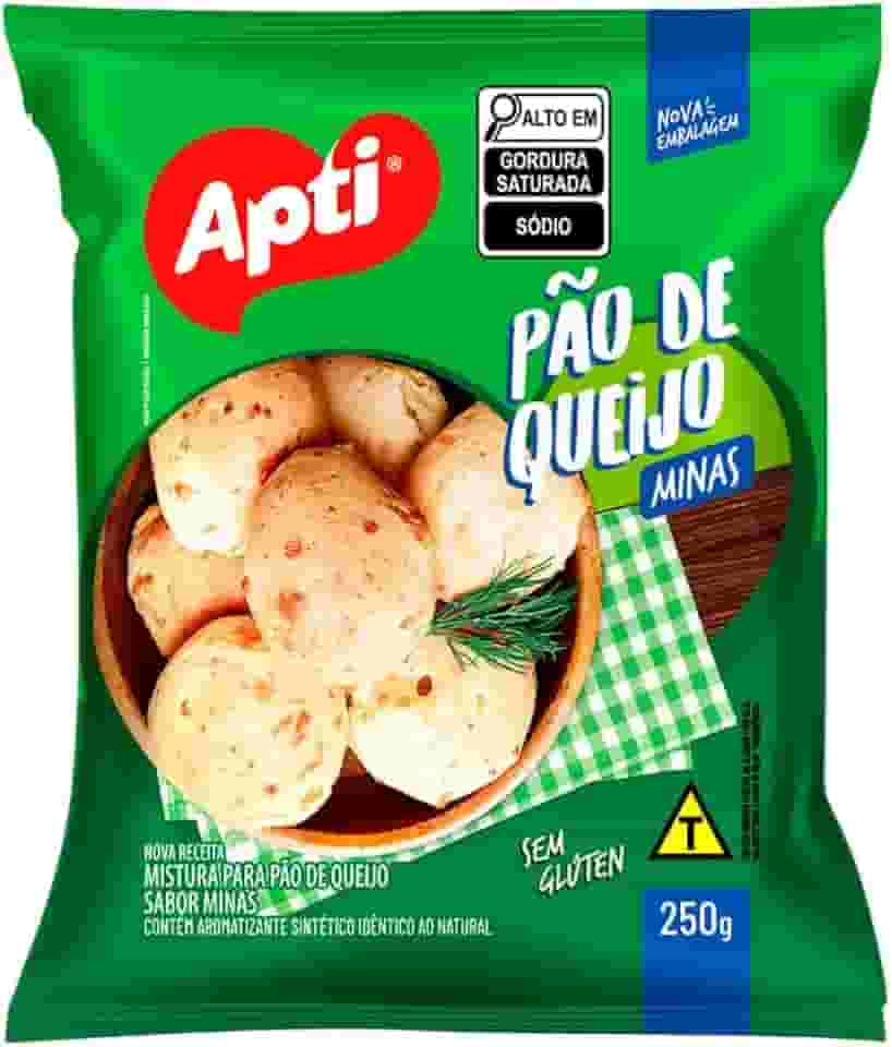 Kit com 2 Mistura Para O Preparo De Pão De Queijo Apti Minas 250g