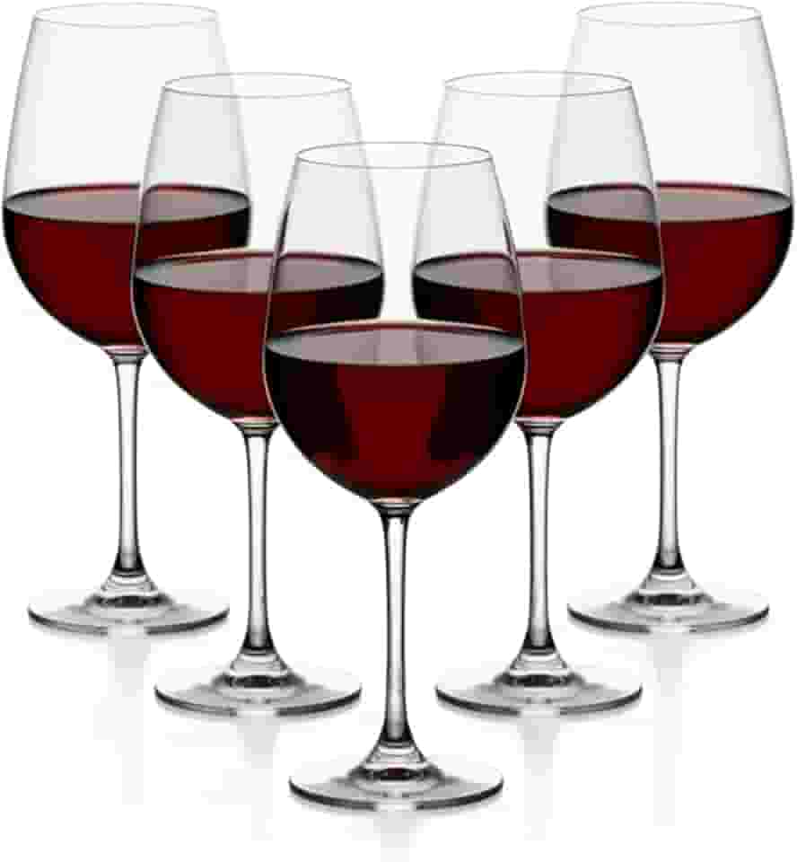 Jogo 6 Taças Vinho Cristal Titanium Gastro Premium 650ml - Tinto e Branco | Elegância e Degustação Superior