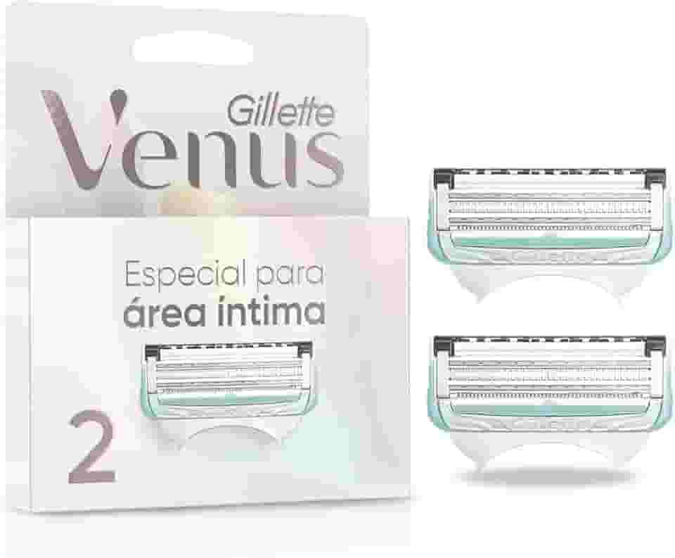 Gillette Venus para Área Íntima, Carga para Aparelho de Depilação Íntima 2 Unidades