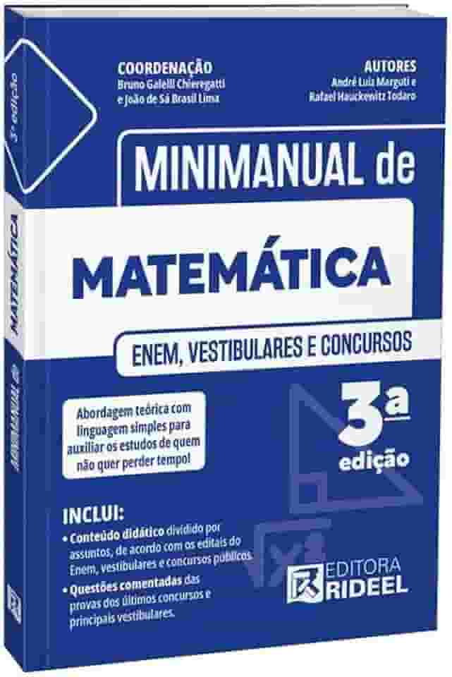 MINIMANUAL DE MATEMÁTICA - ENEM, VESTIBULARES E CONCURSOS