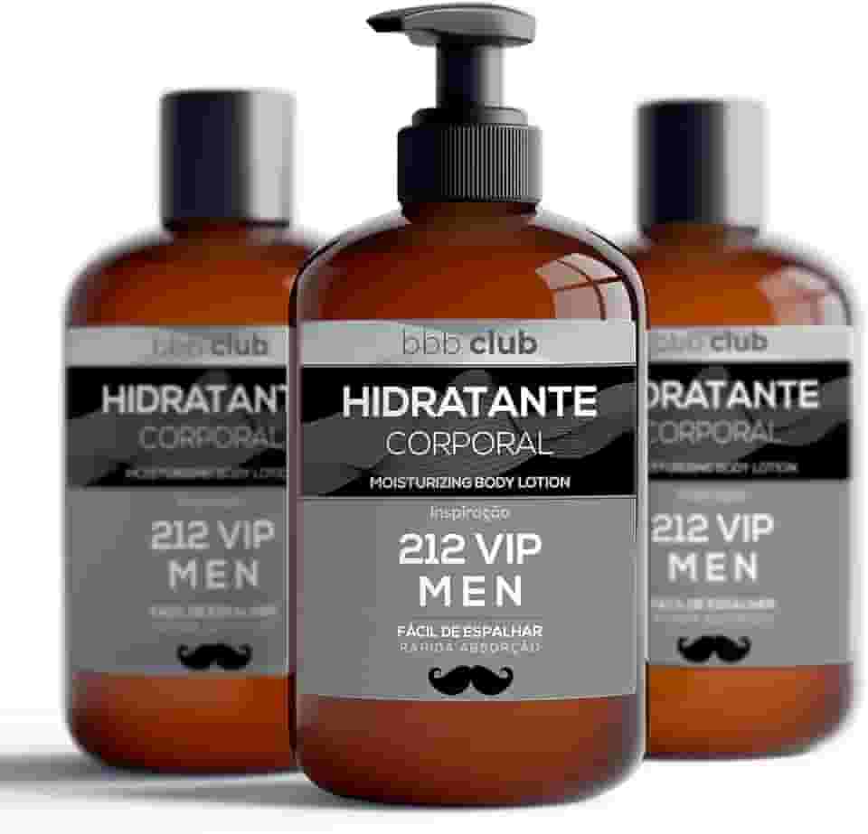 2-1-2 HIDRATANTE CORPORAL - PERFUME IMPORTADO | 1 Un - 250ml - 212 VARIAÇÕES E VERSÕES - CREME CORPORAL MASCULINO OU FEMININO. (1Un-250ML, 21-VIP-MEN)