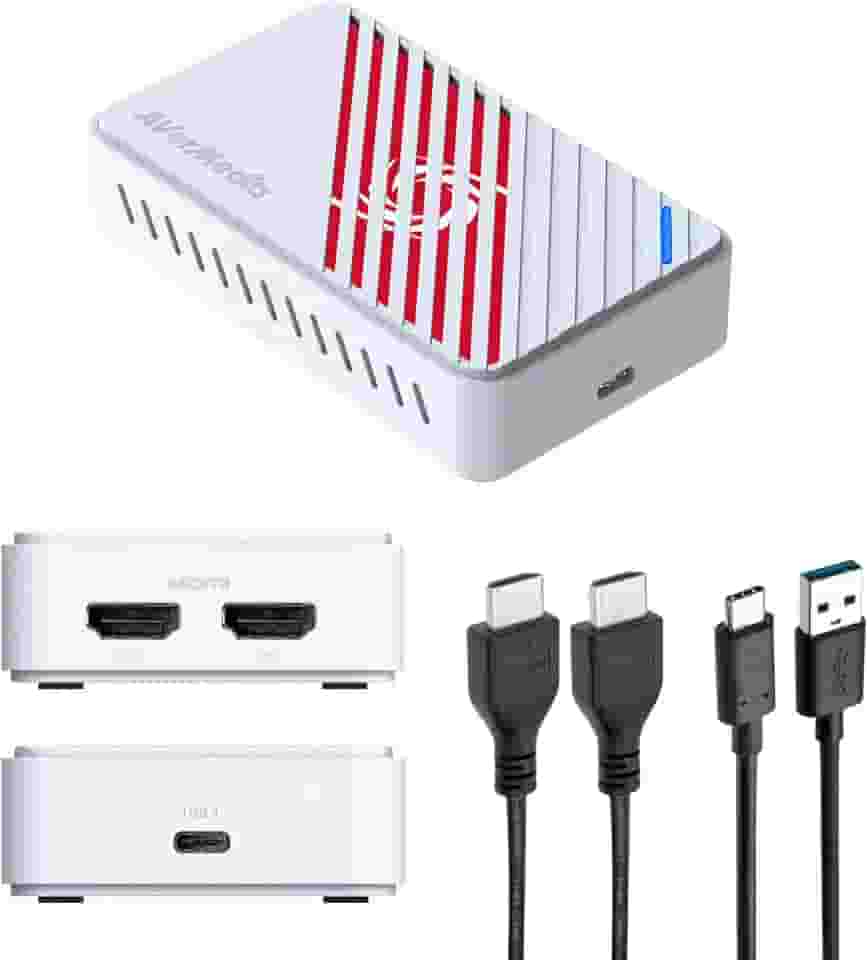 AVerMedia Placa de captura HDMI 4K para streaming, PS5/Pro, Xbox, Switch, PC, dispositivo de captura de jogos USB 3.2 para Twitch, OBS, YouTube, Discord, gravação de baixa latência, GC553Pro Live