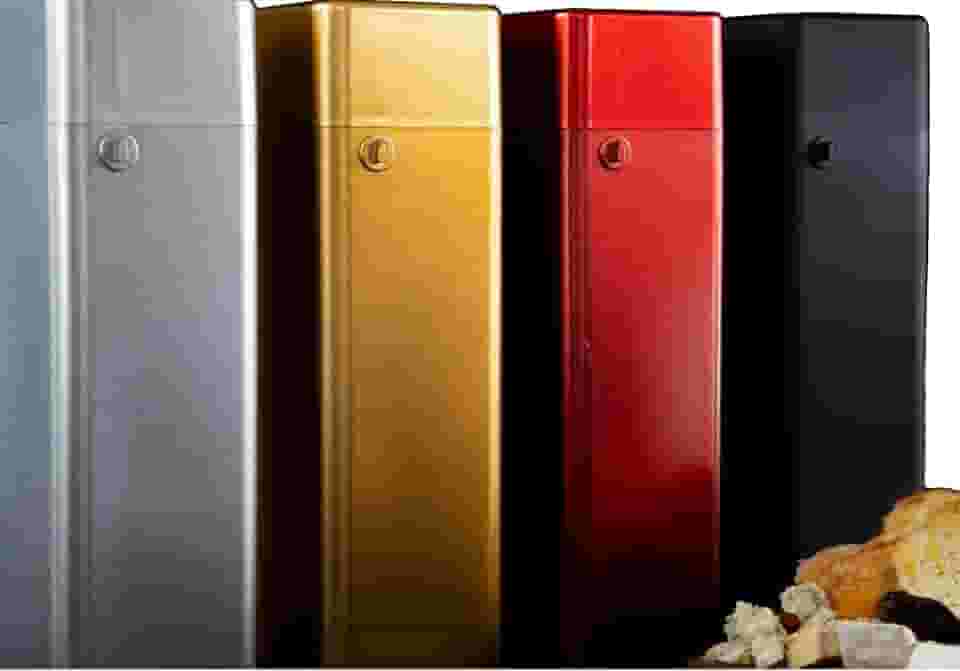 Porta Case De Vinho Espumante Para Presentear Embalagem Premium de Luxo C/Trava e Alça (PRETO FOSCO)