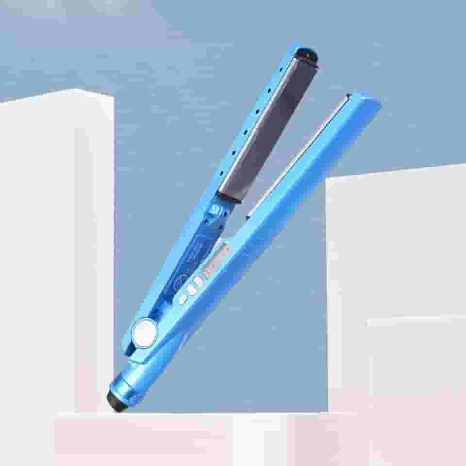 Chapinha Nano Titanium Pro Profissional Bivolt Com Aquecimento Ultrarrápido Até 450°F – Placas De Titânio, Tecnologia Iônica E Resultado De Salão Em Casa