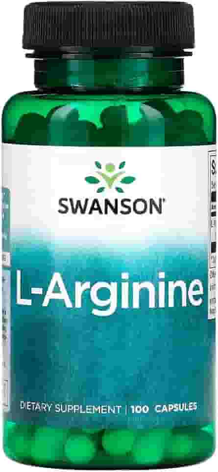 L-Arginina 500mg Swanson 100 Capsulas Importado