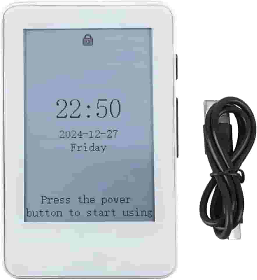 Leitor de e-book, leitor de livros elétrico com tela de tinta de 2,7 polegadas, leitor de livros com tela sensível ao toque, reprodutor de MP3 Bluetooth, leitor eletrônico compacto