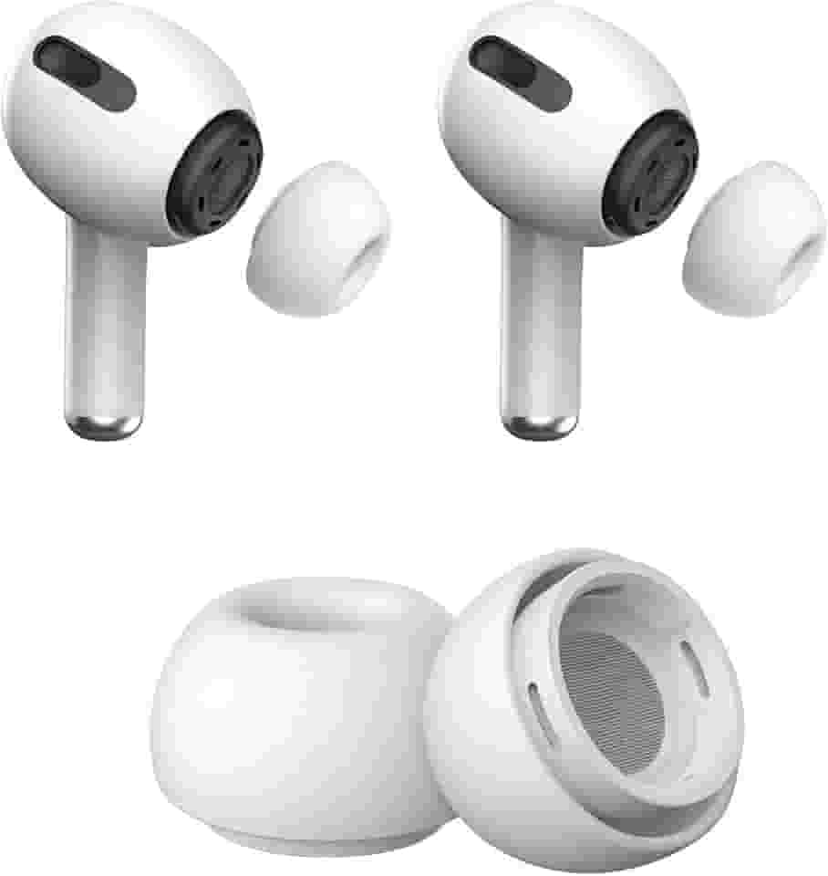 Pontas de Borracha Silicone para Fones de Ouvido Apple AirPods Pro Borrachinha Confortáveis Adaptador Encaixe Orelha Earbud (Tamanho P)