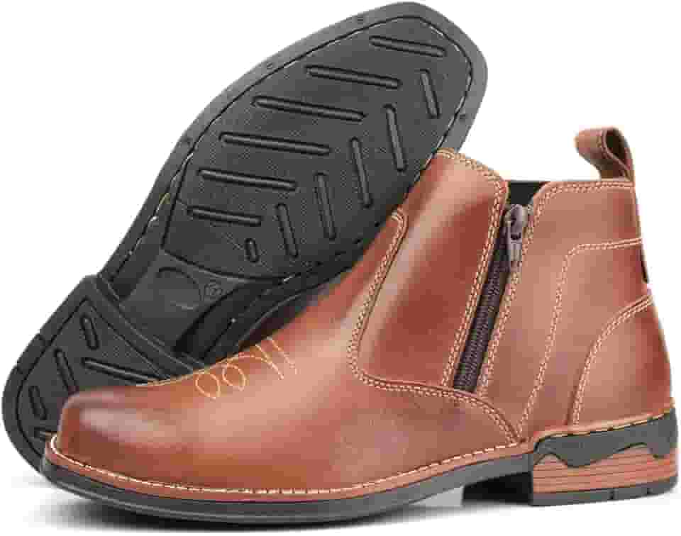 botina masculina estilo texana em couro legitimo bota rodeio country
