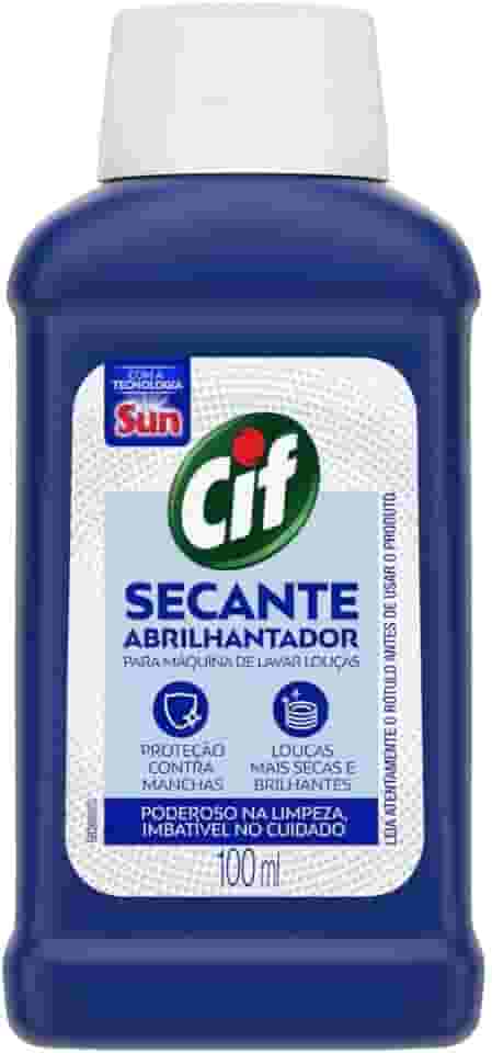 Cif Secante Abrilhantador Para Máquina De Lavar Louças 100Ml