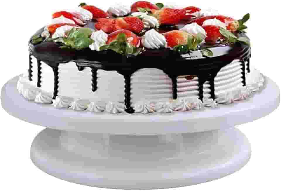 Prato Rotativo Giratório Bailarina P/ Bolo Decoração Torta