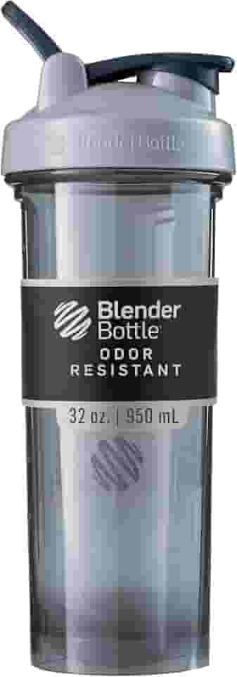 Coqueteleira BlenderBottle Pro Series para Shakes de Proteína e Pré-Treino, 946 ml, Pebble Gray