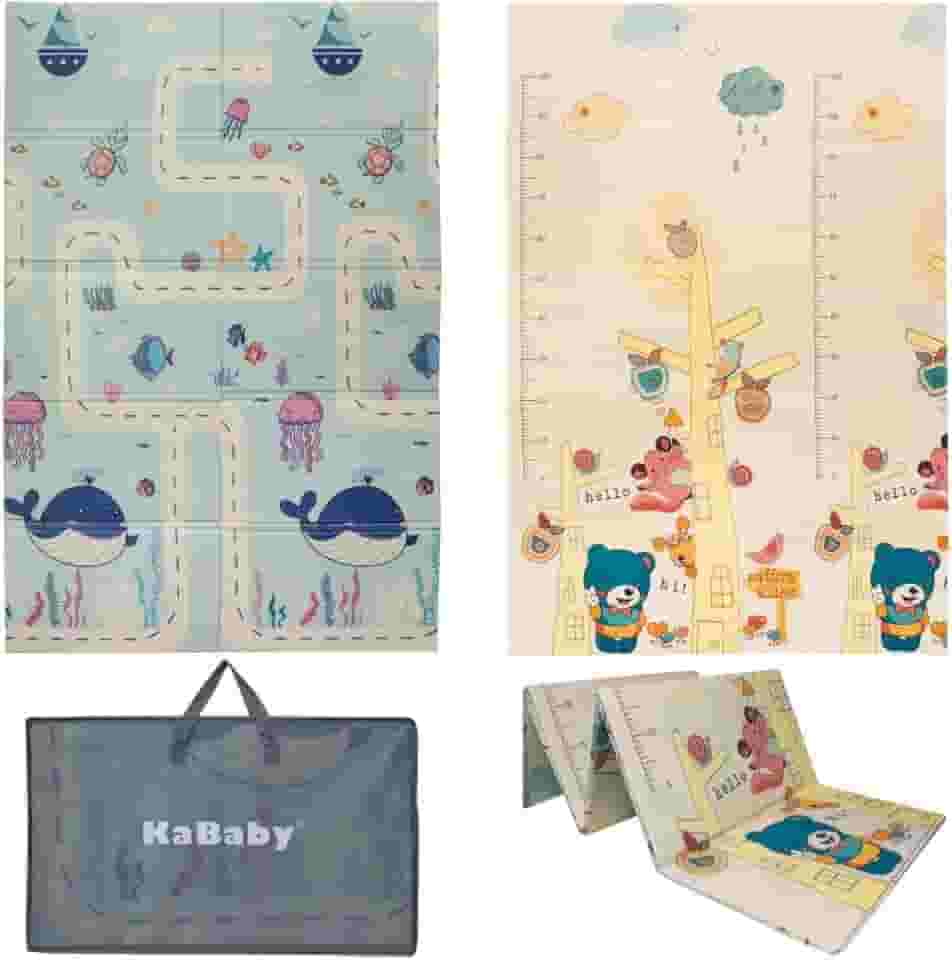 Tapete Infantil De Atividades Tatame Emborrachado Dobrável Dupla Face - Kababy