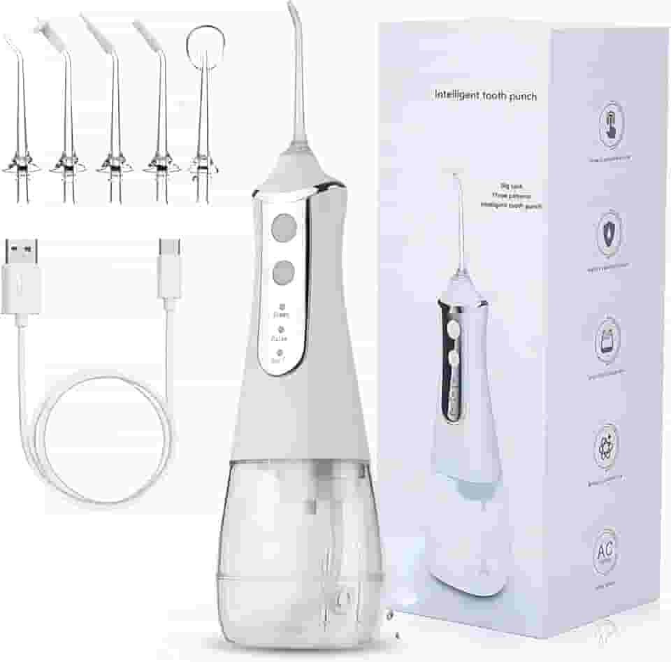 Irrigador Oral Portátil Limpeza Bucal Implante Dental