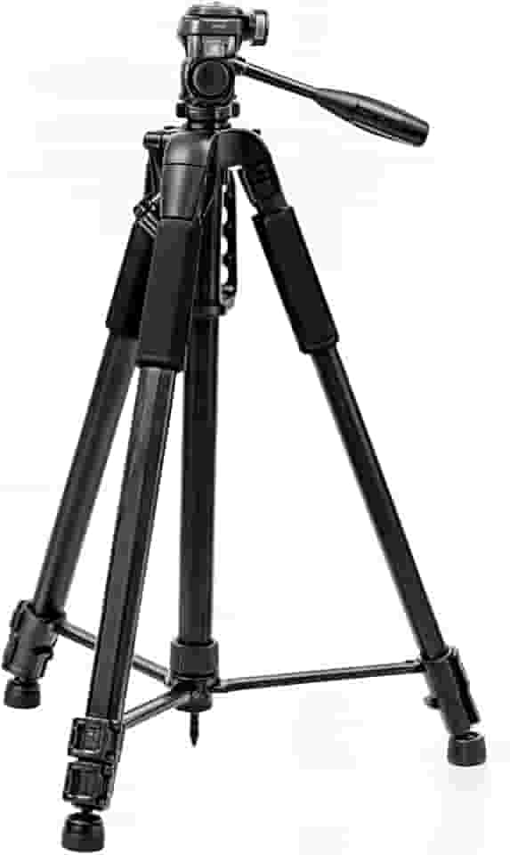 Tripe Profissional Semi-Hidraulica 180cm Para Cameras E Celulares Ideal Para Estabilizar Videos E Fotos - Com Tres Monopes Com Trava