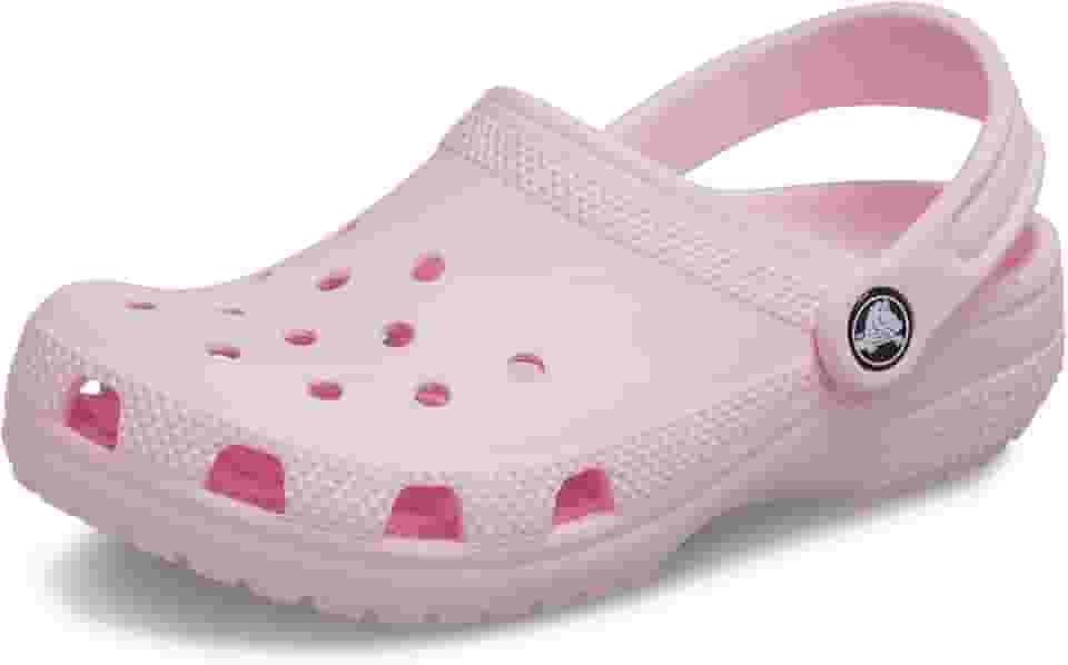Sandália crocs classic clog kids pink milk