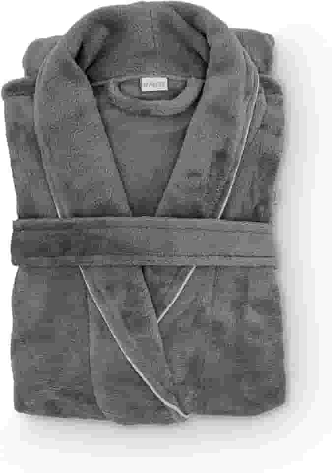 Roupão Banho Flannel Golden Adulto Unissex Toque Macio Microfibra Appel Home