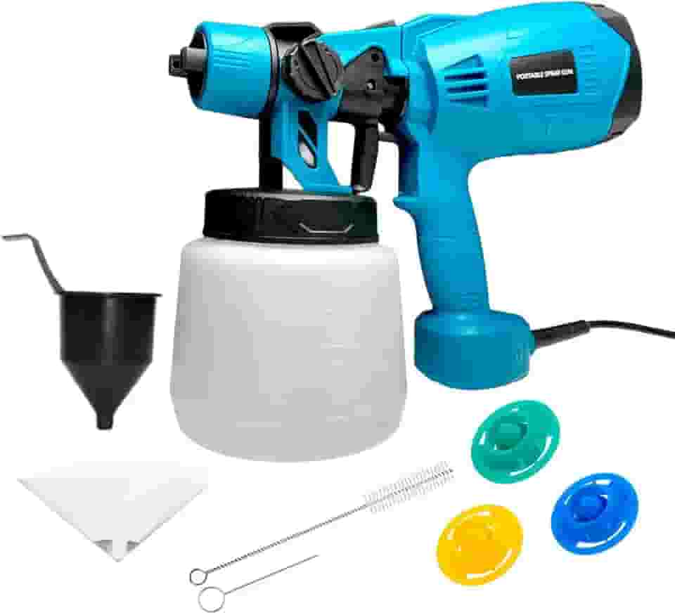 Pulverizadora Elétrica 220V Pistola De Pintura Com Alta Performance Spray Regulável Motor Potente Ideal Para Pintura Residencial Jardinagem Higienização E Uso Profissional