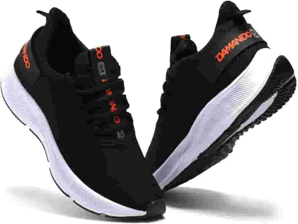 Tênis Masculino Academia Corrida Treino Esportivo Caminhada Confortável e Leve Branco