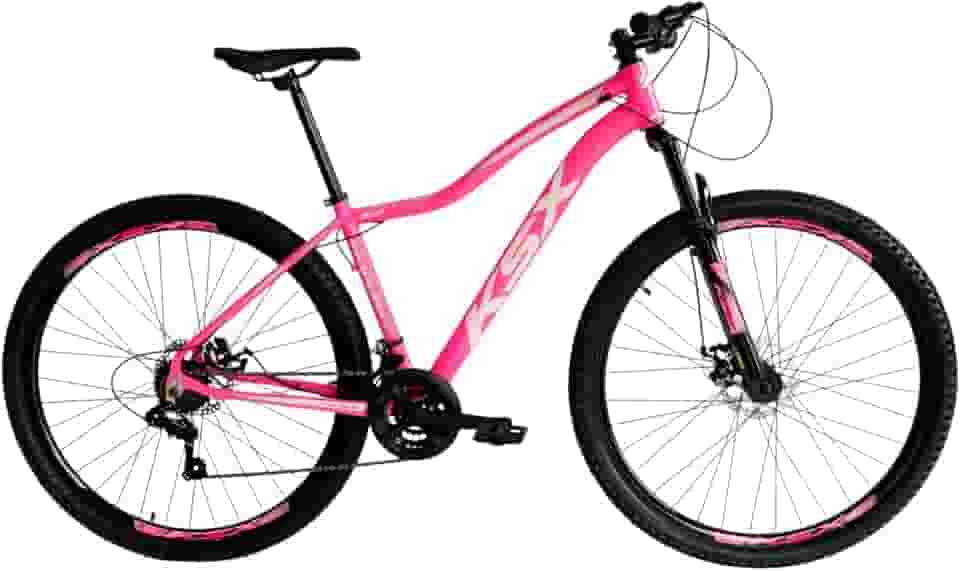 Bicicleta Bike Aro 29 MTB Alumínio KSX E KSW 21V Marchas Index Cabeamento Interno Feminina