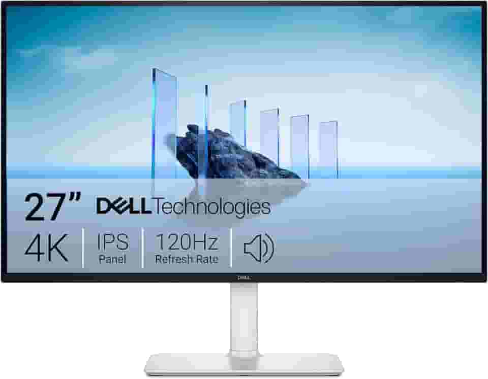 Dell Monitor 27 Plus 4K - S2725QS - 68.6 cm 4K (3840 x 2160) 120Hz 16:9 Display, painel IPS, AMD FreeSync Premium, sRGB 99%, alto-falantes integrados, taxa de contraste de 1500:1, Comfortview Plus