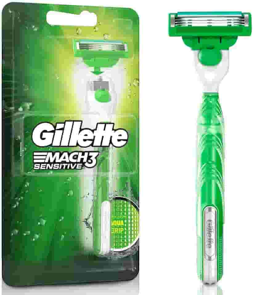 Gillette Aparelho De Barbear Mach3 Acqua-Grip Sensitive