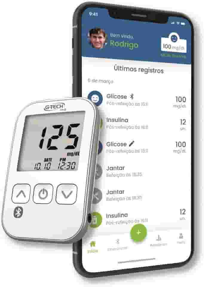G-Tech Kit Medidor De Glicose Lite Smart