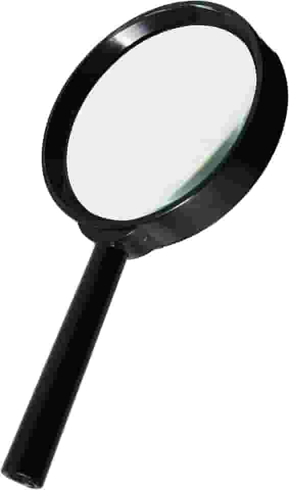 Lupa Lente com 75mm De Diametro com Cabo - 01 Unidade, Western, 2455, Multicor